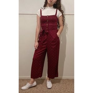 Burgundy Jumpsuit